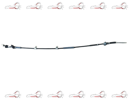 Maruti Suzuki WagonR clutch cable showing metal cable and rubber ends, designed for smooth clutch operation in vehicles.