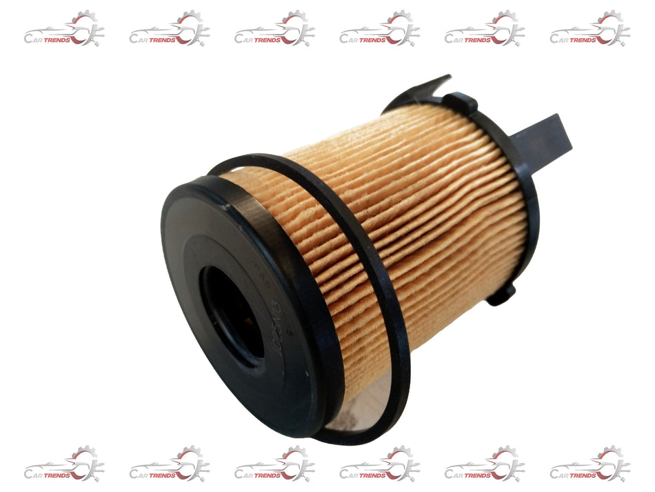 CarTrends oil filter for Ford EcoSport, spare parts, #2S6Z6731E, showing the cylindrical filter in a close-up image.