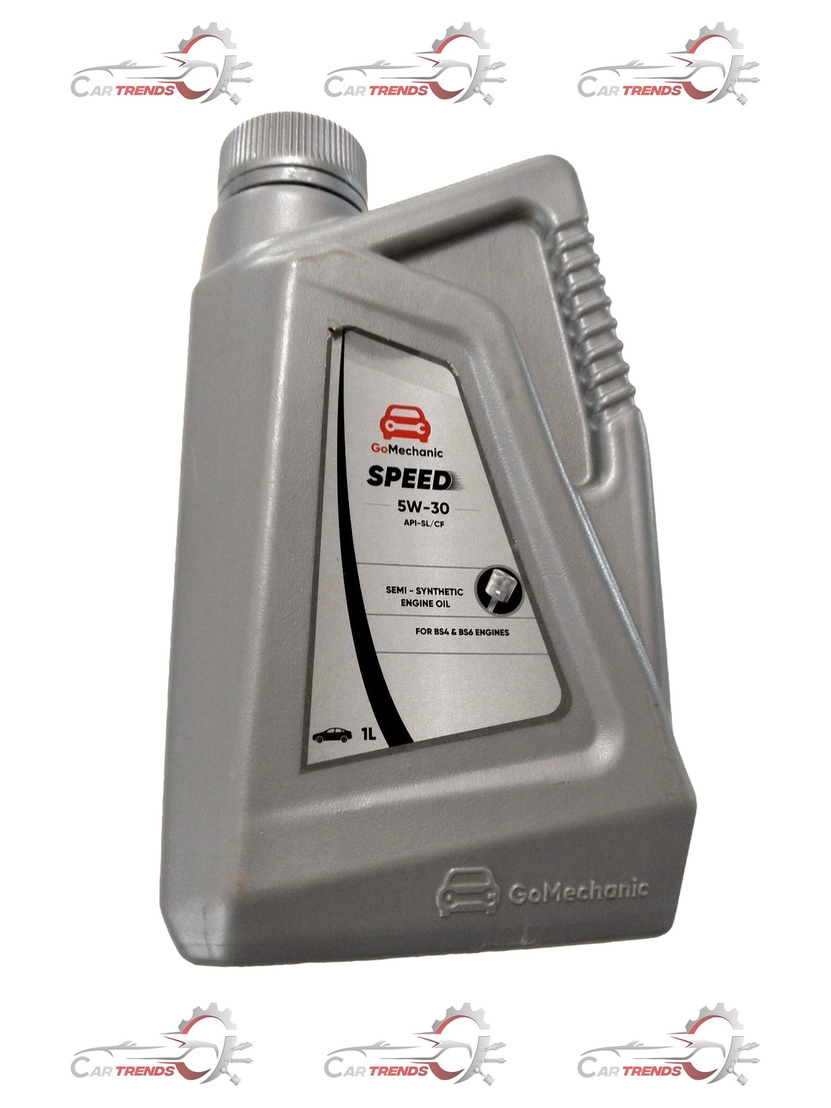 GOMECHANIC 5W30 SL grade car engine oil 1-liter pack, suitable for all car variants, shown in the image.