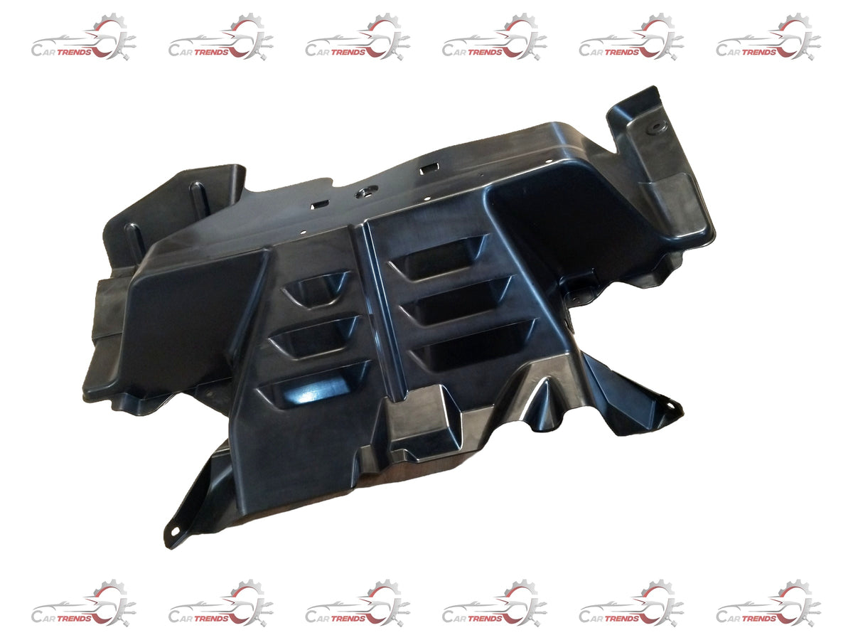 Maruti Suzuki COVERENGINE SPLASH 71431M77A04 engine splash guard, black plastic, designed for Maruti Suzuki vehicles.