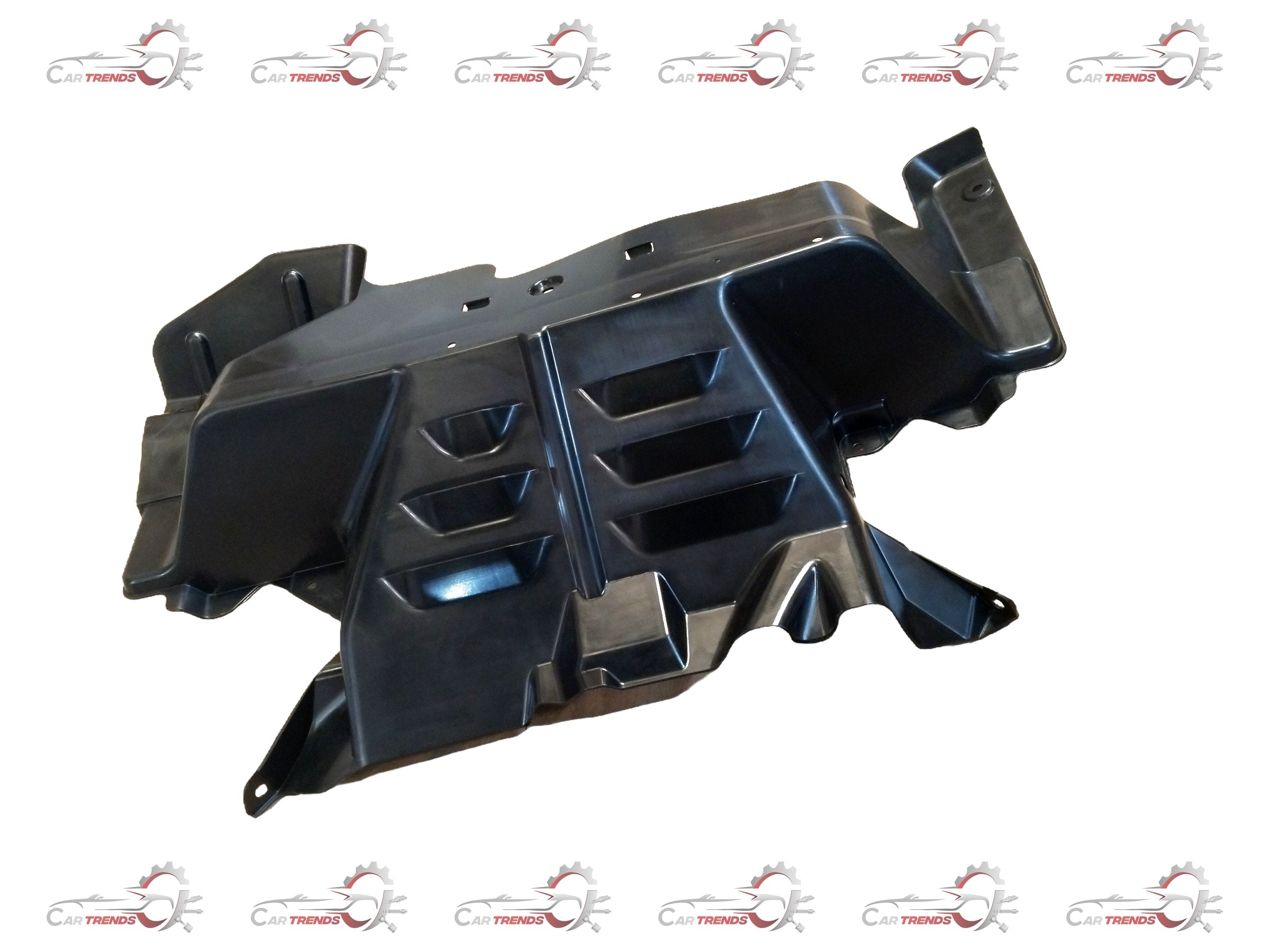 Maruti Suzuki COVERENGINE SPLASH 71431M77A04 engine splash guard, black plastic, designed for Maruti Suzuki vehicles.