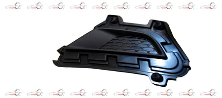 Hyundai I20 Active left side fog light cover by CarTrends, black plastic exterior with mounting details visible.