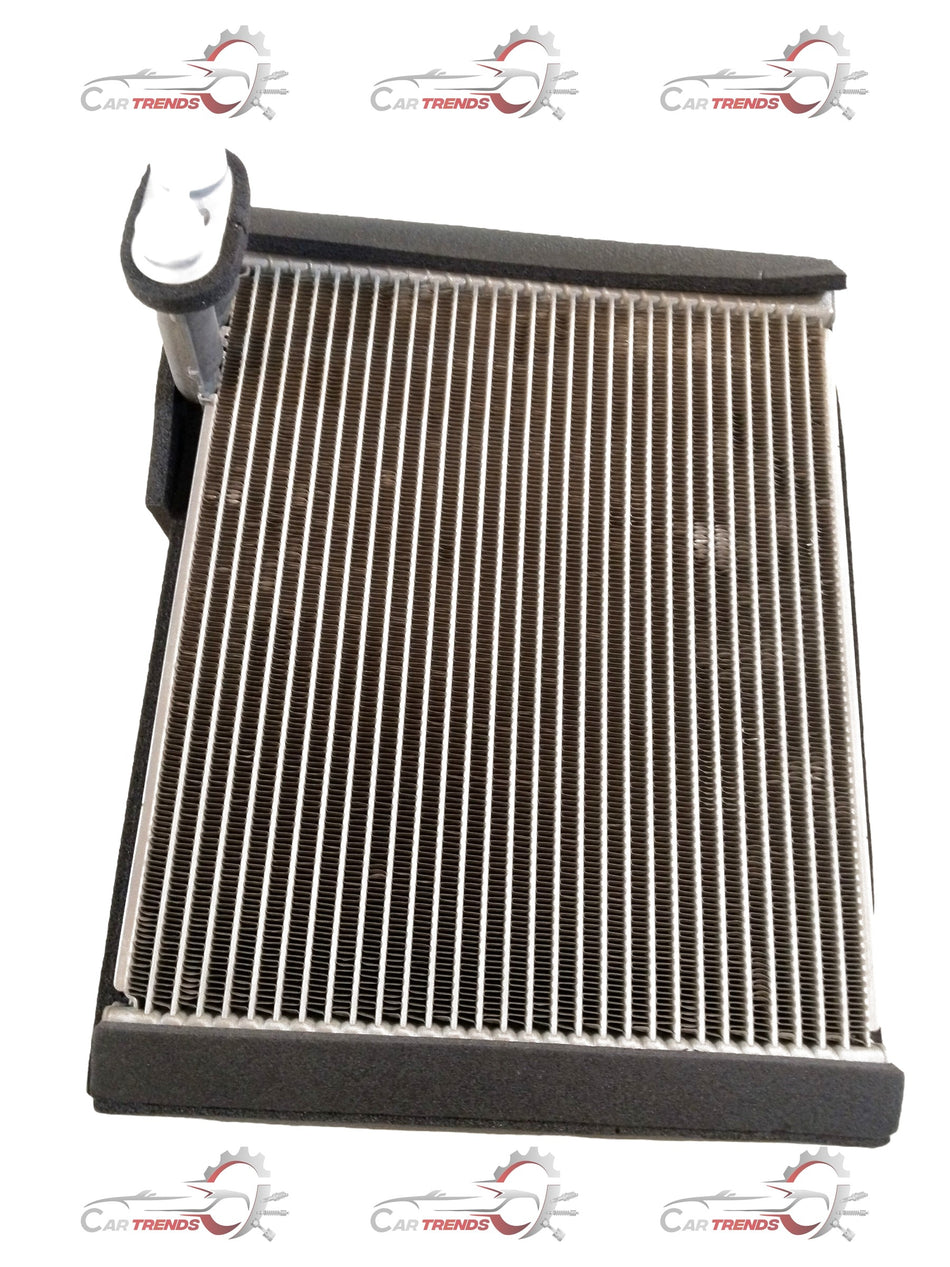 CarTrends evaporator sub assembly for Honda Civic, showing the metal core and fins of the vehicle's air conditioning system.