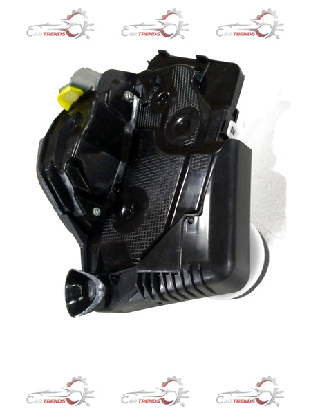 CarTrends city LH front door latch assembly showing the metal latch mechanism and mounting points.