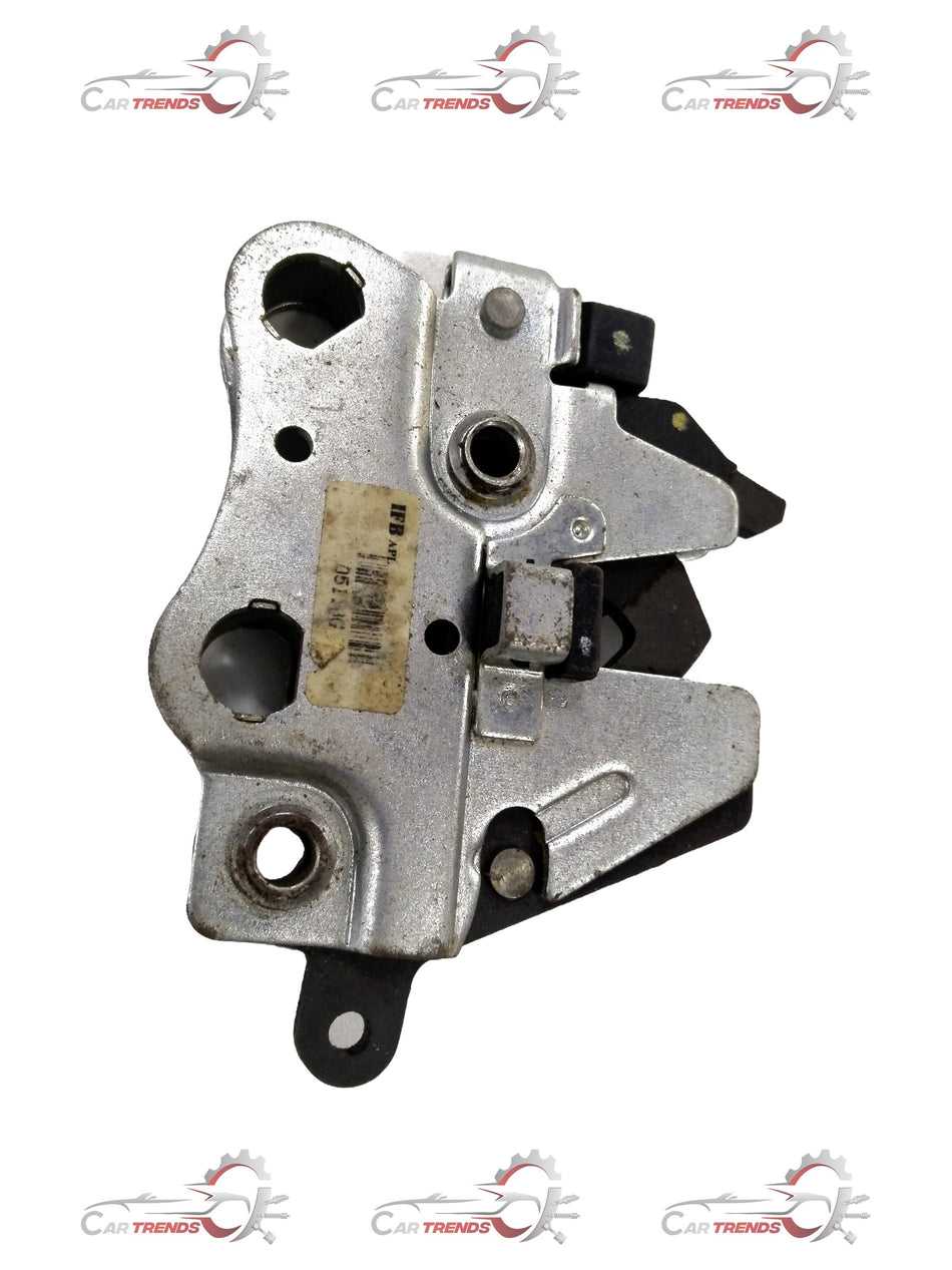 General Motors Chevrolet Tavera rear latch row component, showing the metal latch and mounting area for vehicle safety.