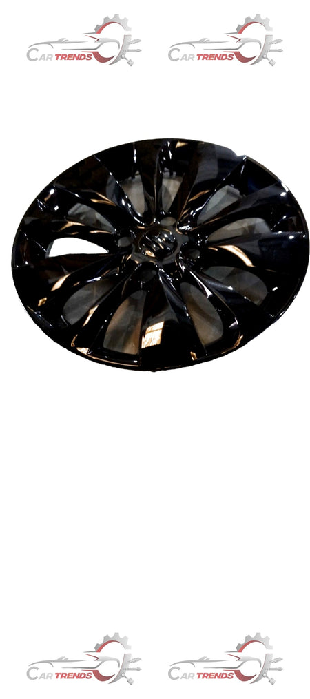 Black Baleno wheel cover for Maruti Suzuki Baleno, featuring a sleek design and durable plastic material.