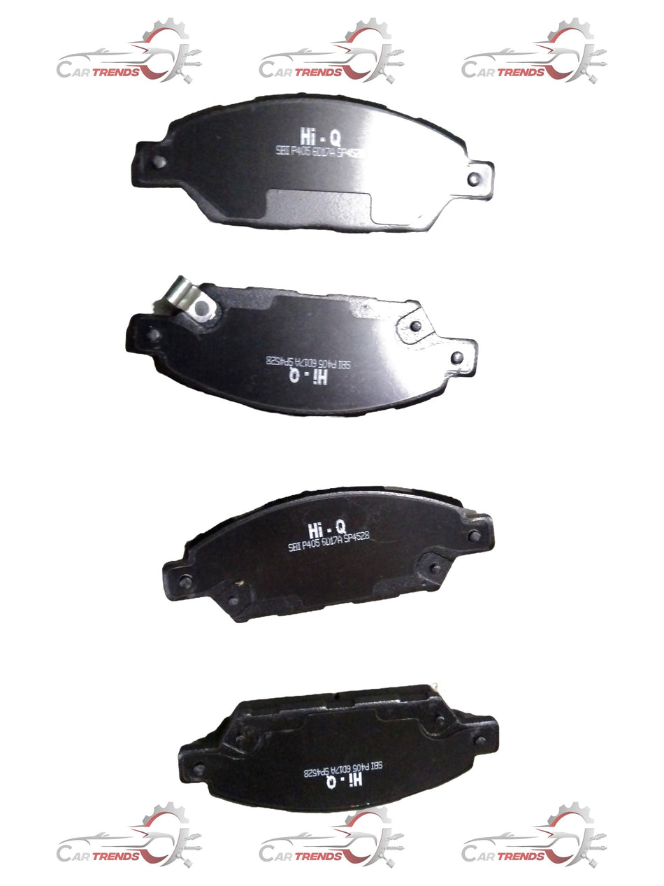 Front brake pad for Honda City 4, Amaze, Brio by CarTrends, standard quality, part #SP4472 shown in the image.