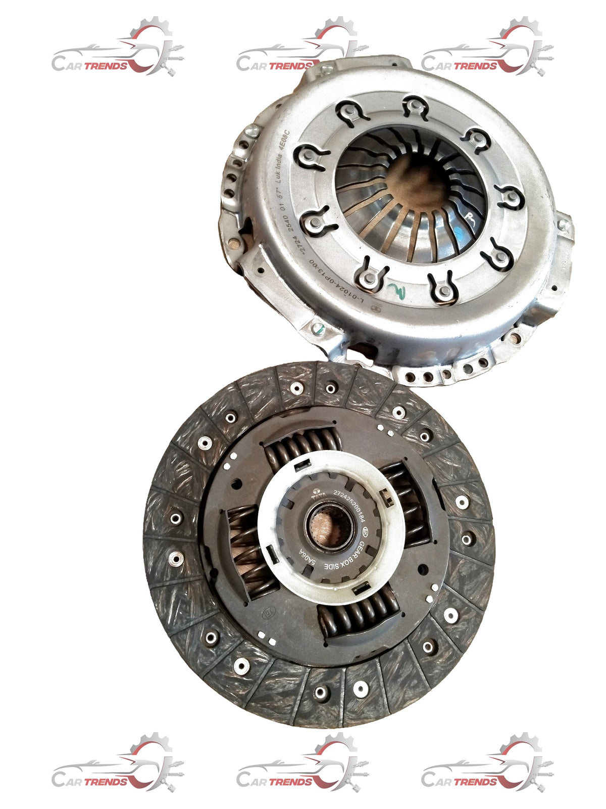 Tata Tiago, Tigor, Nexon, or Altroz clutch kit with 240mm diameter, featuring clutch components for vehicle repair or replacement.