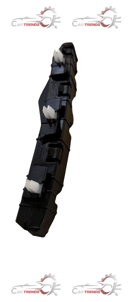 CarTrends front right bumper bracket for Grand i10, spare part, shown in the image with mounting points and metal construction.