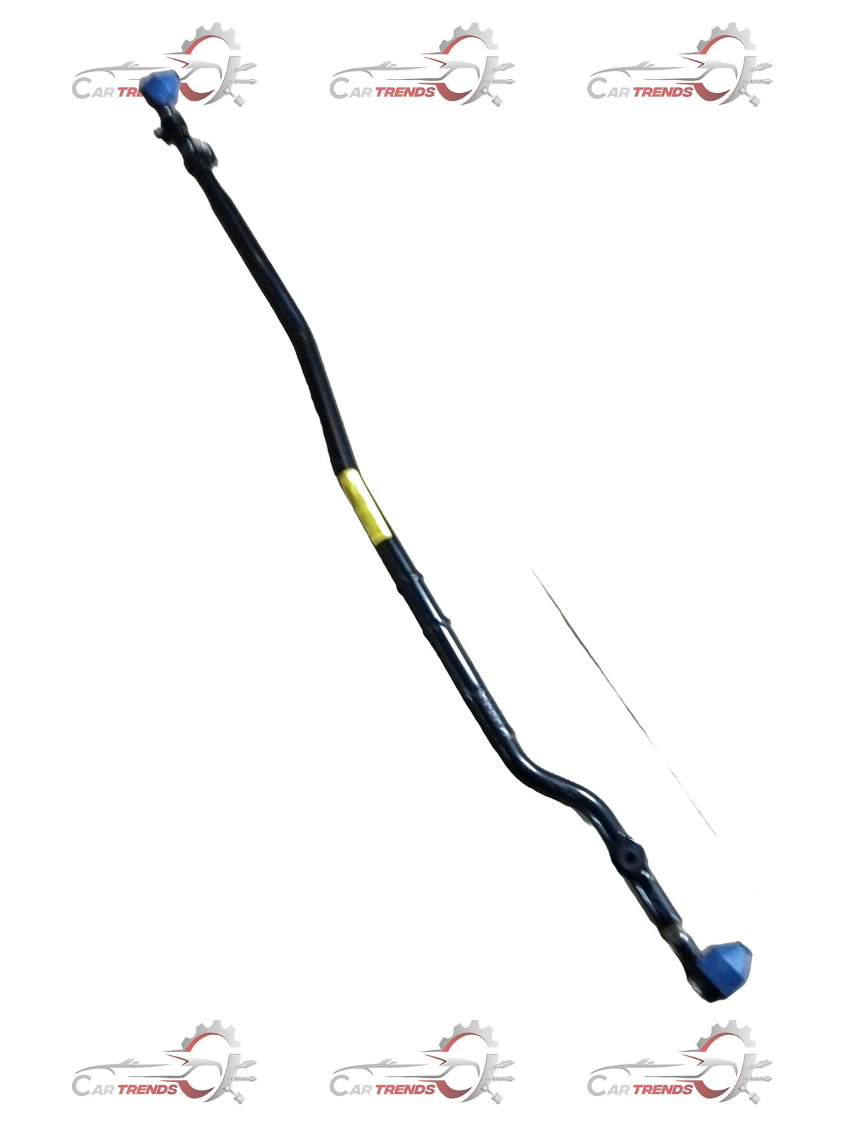 Mahindra Bolero tie rod assembly for master power steering, showing the metal component with connection points and protective coating.