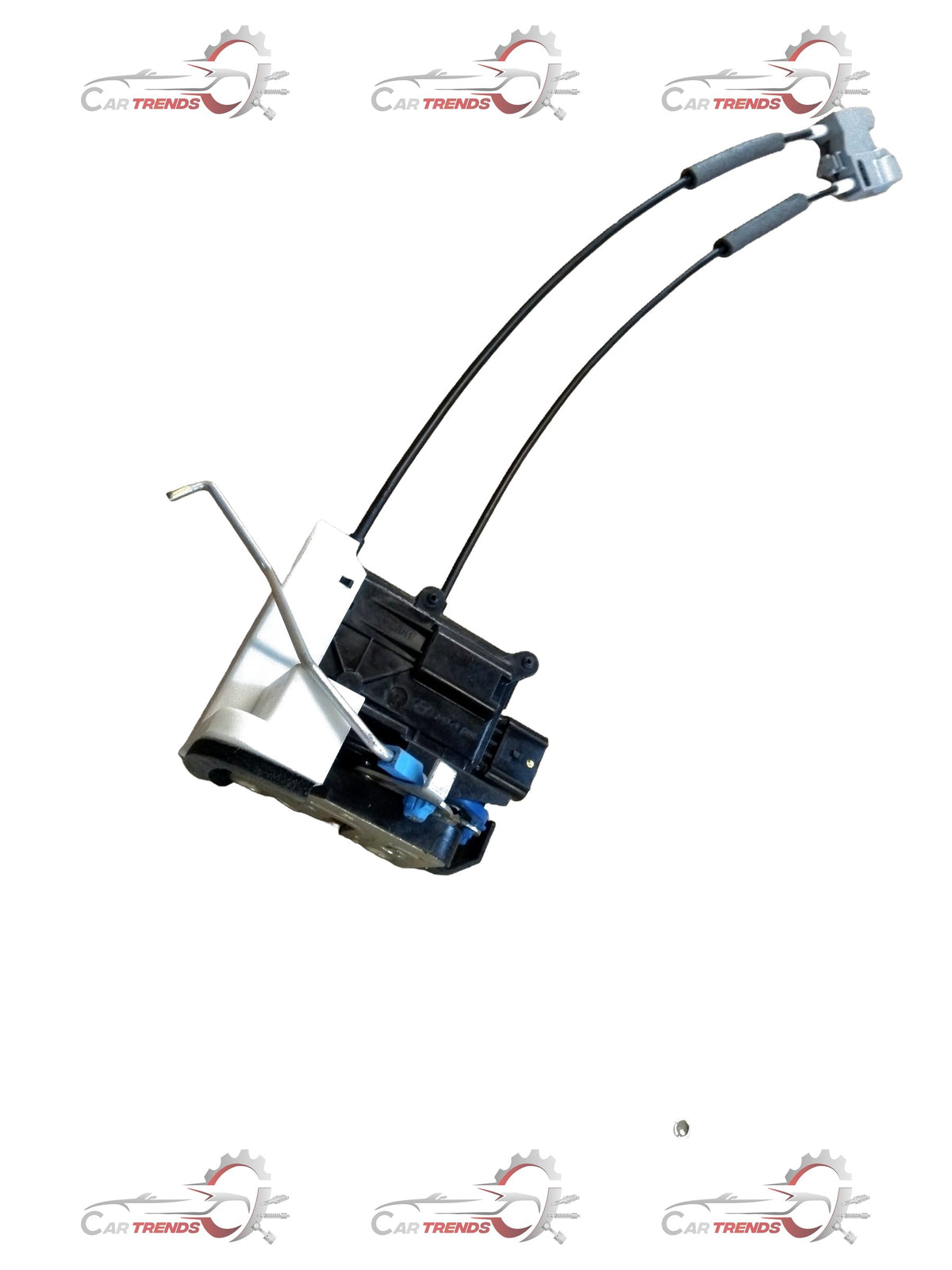 Hyundai Creta rear door latch in RH position, automotive part with brand logo visible, designed for Hyundai Alcazar model.