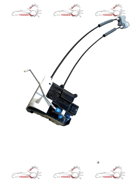 Hyundai Creta rear door latch in RH position, automotive part with brand logo visible, designed for Hyundai Alcazar model.