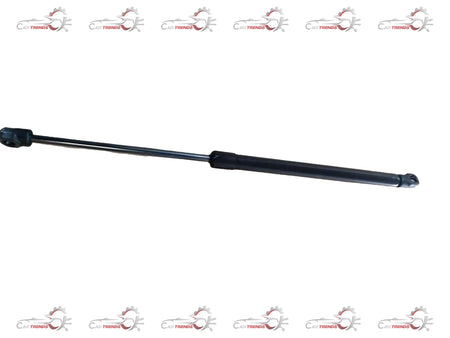 Mahindra gas strut hood for XUV500, showing the metal hydraulic support in close-up.