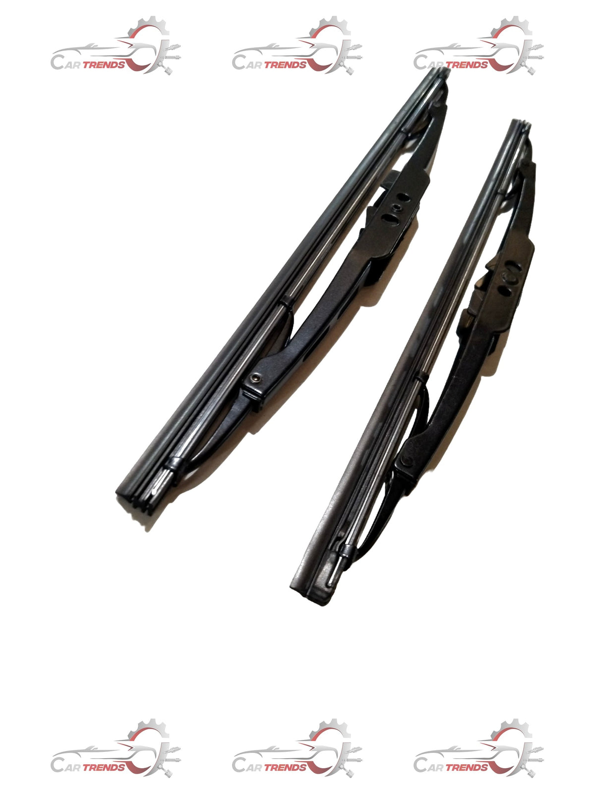 CARTRENDS 12-inch wiper blade for all cars, showcasing a durable rubber edge and metal frame for clear windshield visibility.