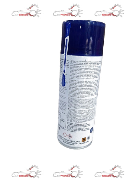 CarTrends Shifeng Blue spray paint can for all cars, featuring a blue aerosol with product label and spray nozzle.
