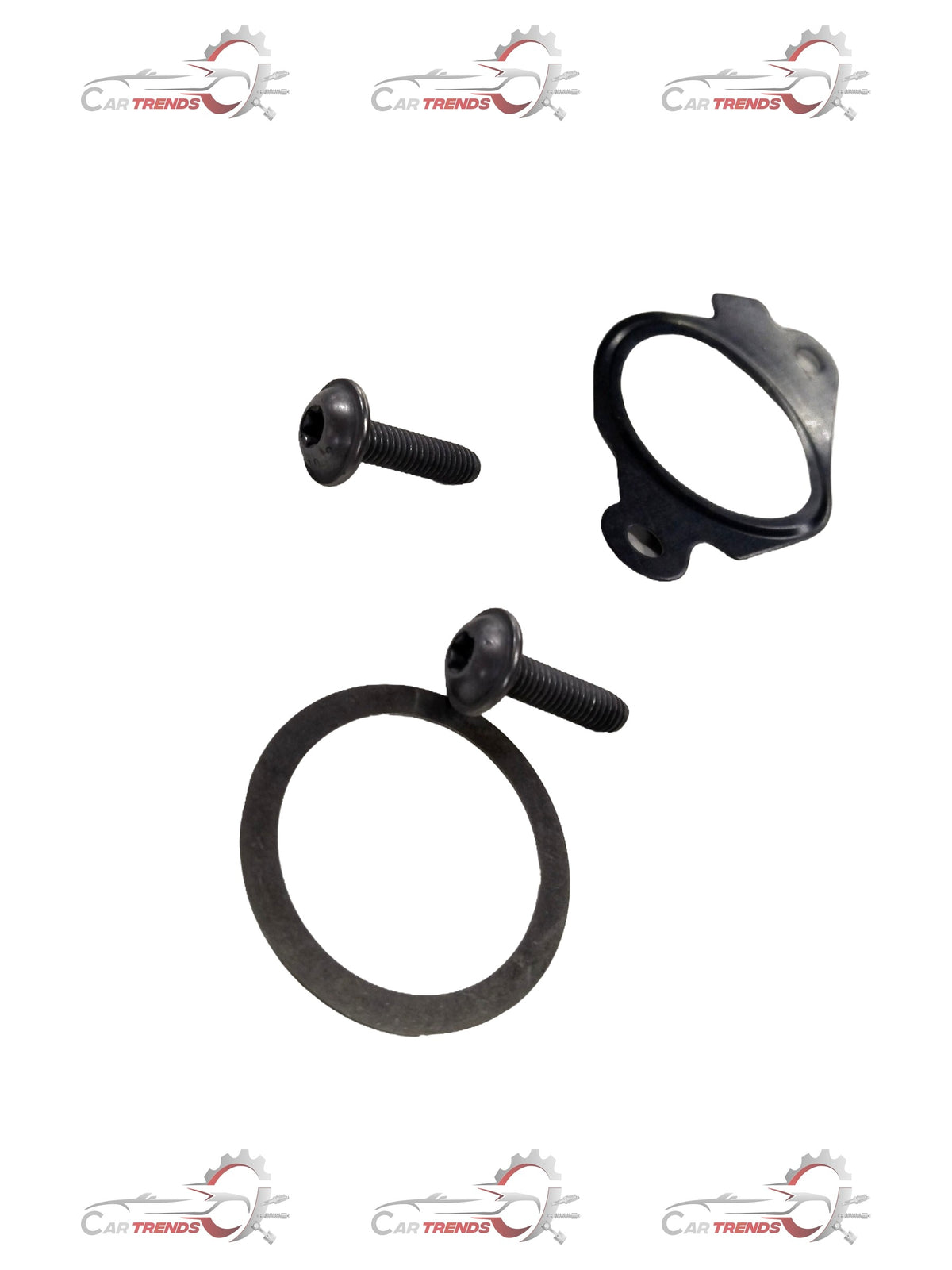 Gasket kit for exhaust gas recirculation valve on Chevrolet Sail, showing new seals and gasket components by General Motors.