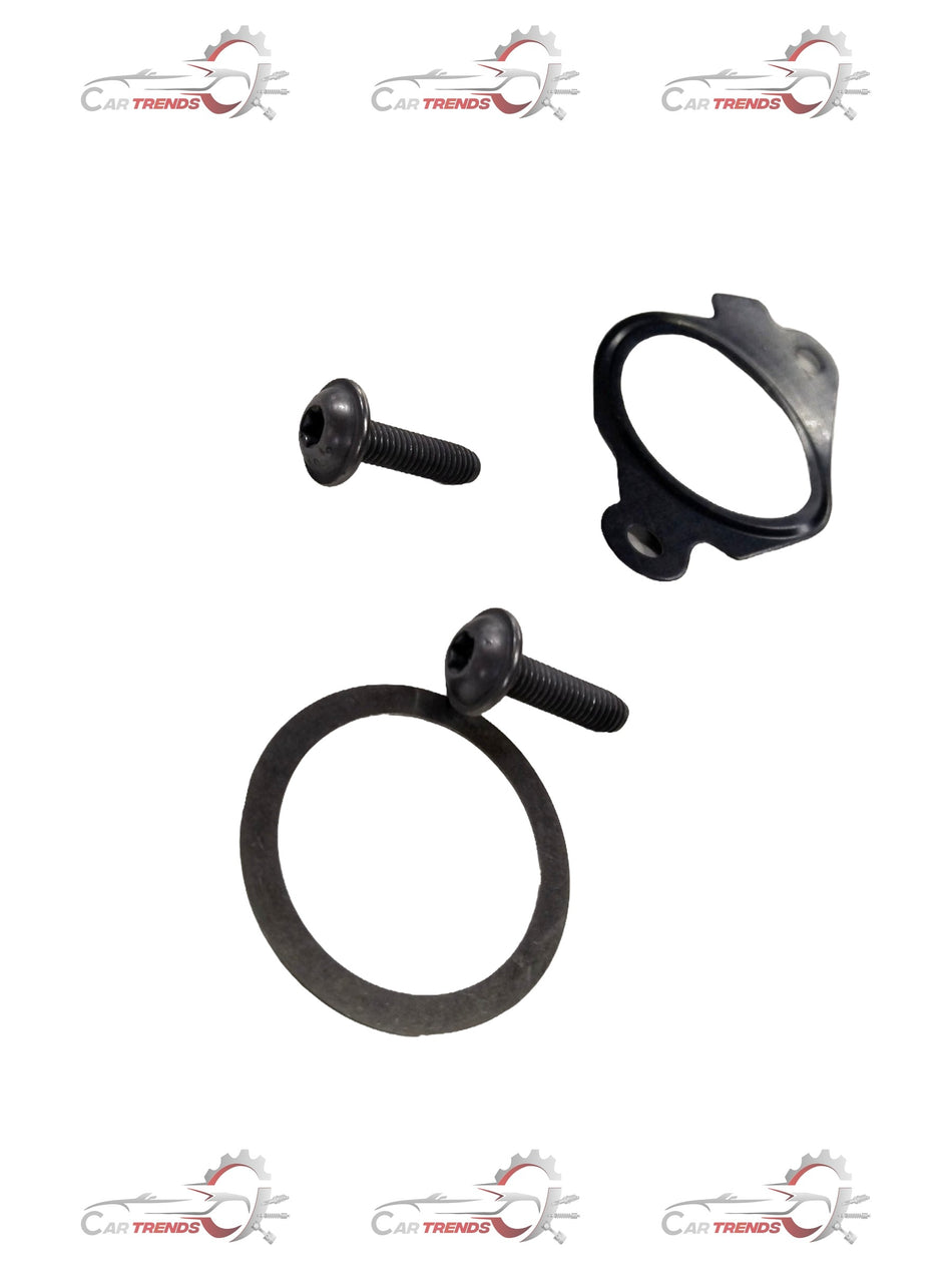 Gasket kit for exhaust gas recirculation valve on Chevrolet Sail, showing new seals and gasket components by General Motors.