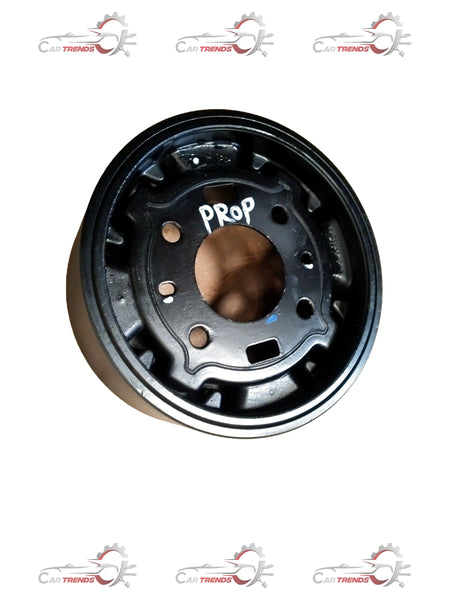 Mahindra torsional vibration damper for Scorpio, Bolero, XUV500, Thar vehicles, showing the metal component with mounting details.