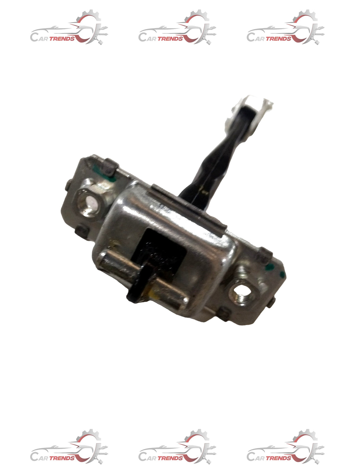 Maruti Suzuki rear door open stop for vehicle, part number 81830M75L01, shown in the image with the door slightly ajar.