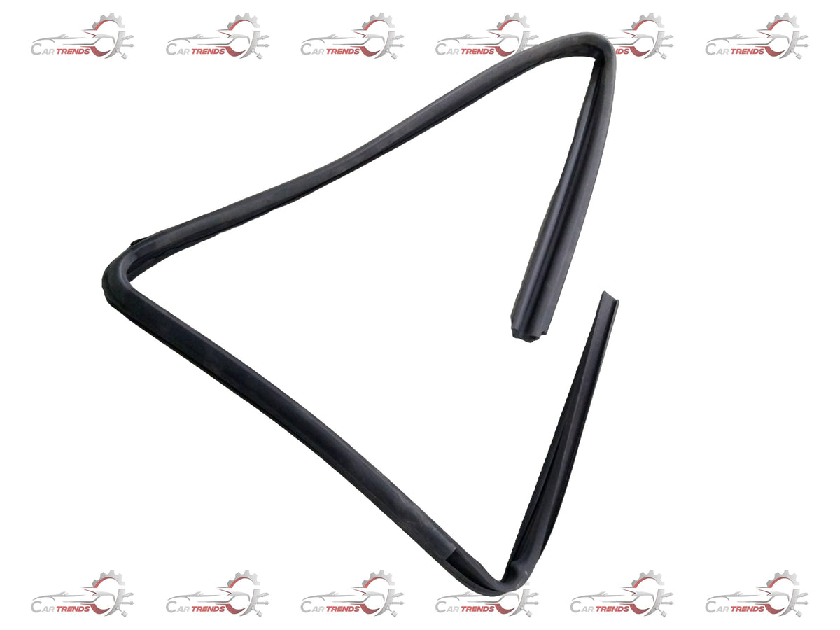 Weatherstripping door and window seal for Chevrolet Enjoy by General Motors, showing the rubber weatherstrip in close-up.