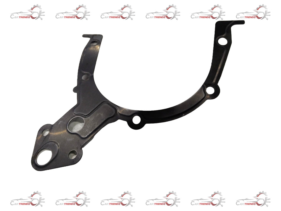 Gasket Oil Pump for Chevrolet Optra, branded by General Motors, showing the metal gasket with bolt holes and gasket surface.