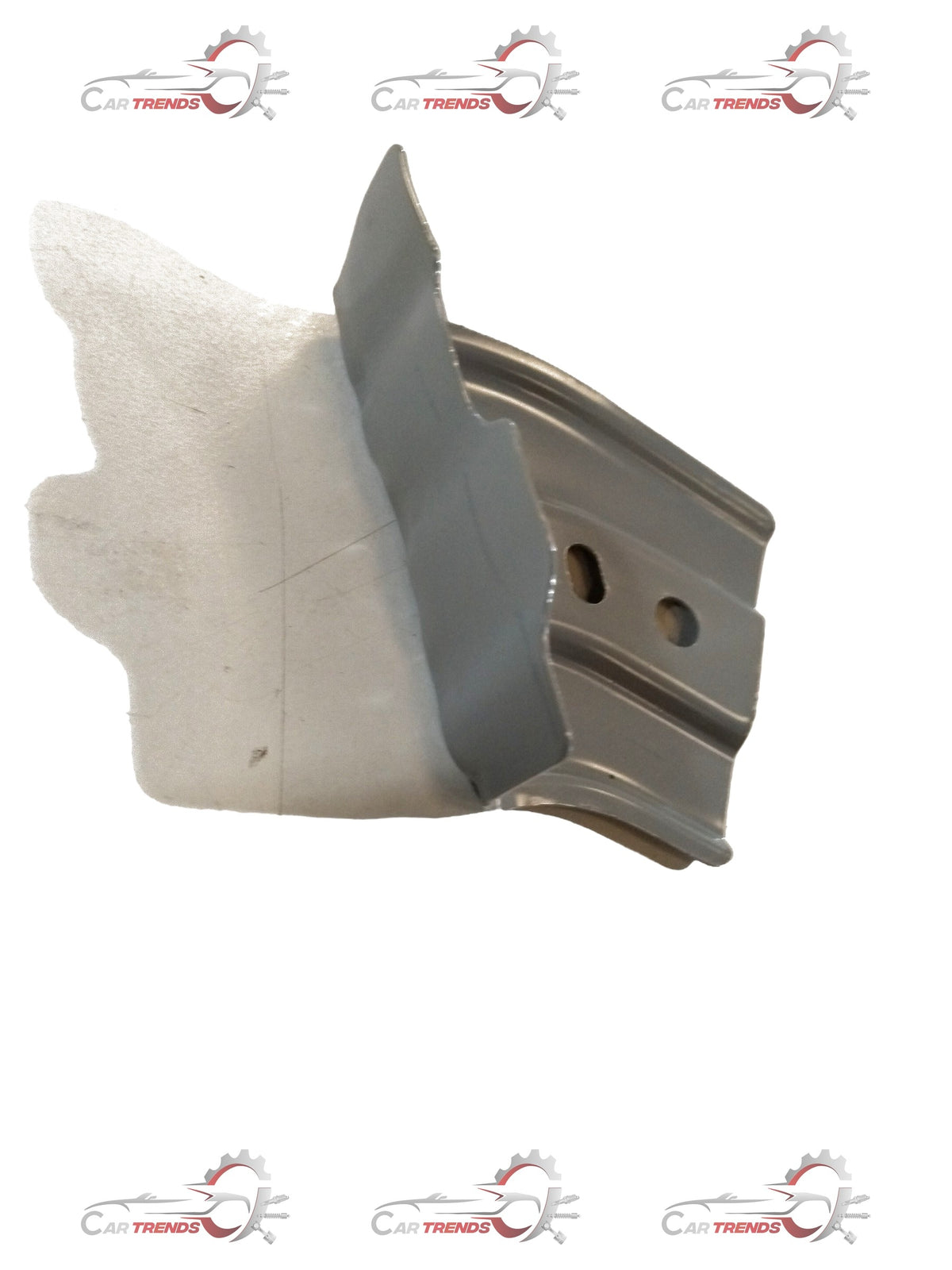 Maruti Suzuki front fender extension with upper bracket for the left side, shown in close-up detail.