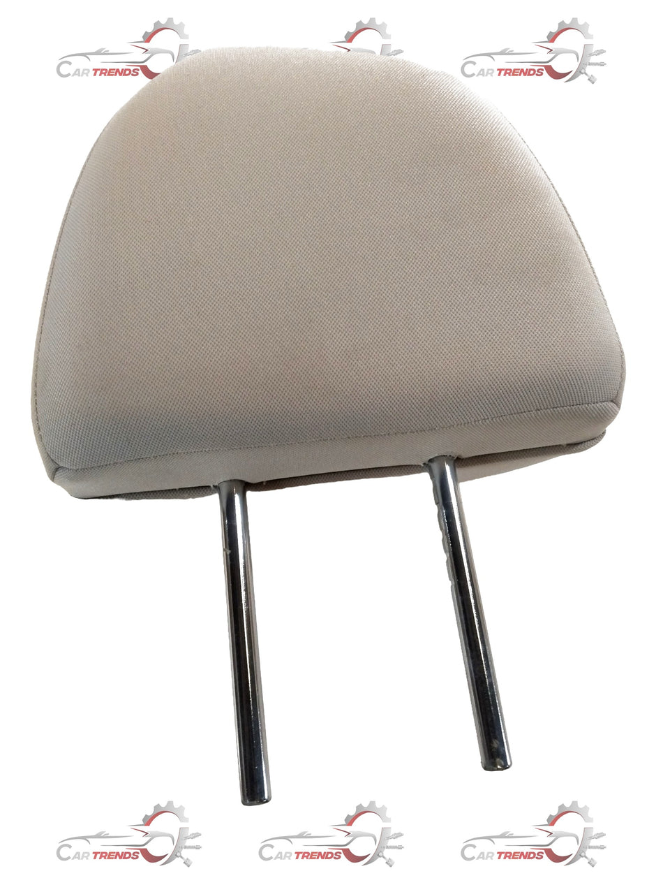 Nissan Micra headrest assembly by CarTrends, showing the padded headrest and mounting hardware in a detailed close-up image.