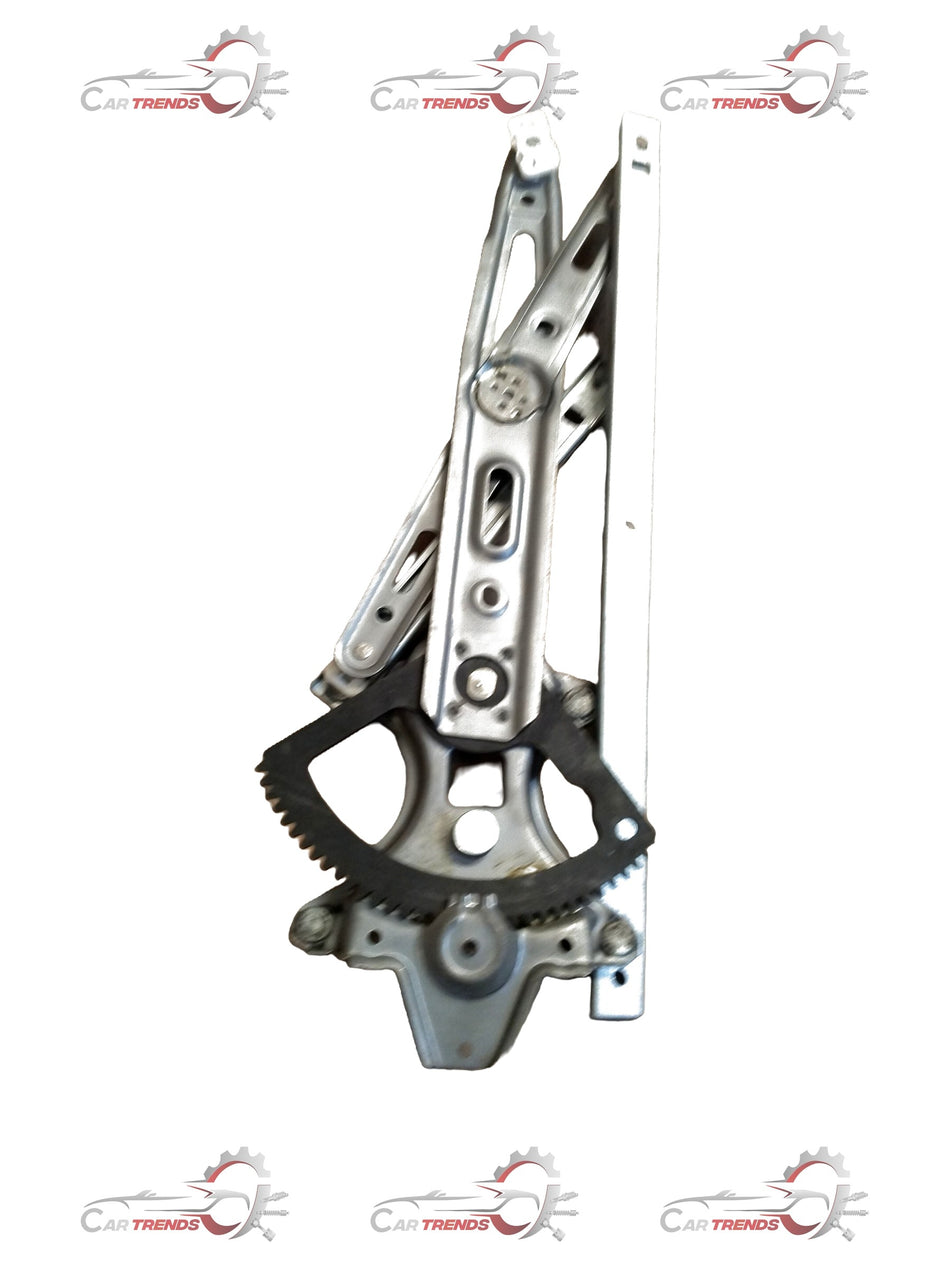 Hyundai I20 LH front regulator door part, showing the mechanical components and mounting points for window regulation.
