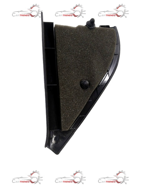 Chevrolet Aveo inner left cover window frame, general motors replacement part, in black with mounting details visible.