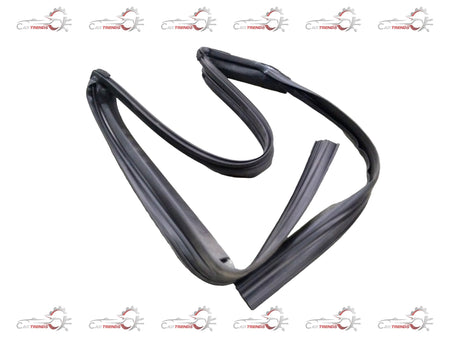 CarTrends Captiva rear left channel window spare part with visible mounting edges and black finish for vehicle window assembly.