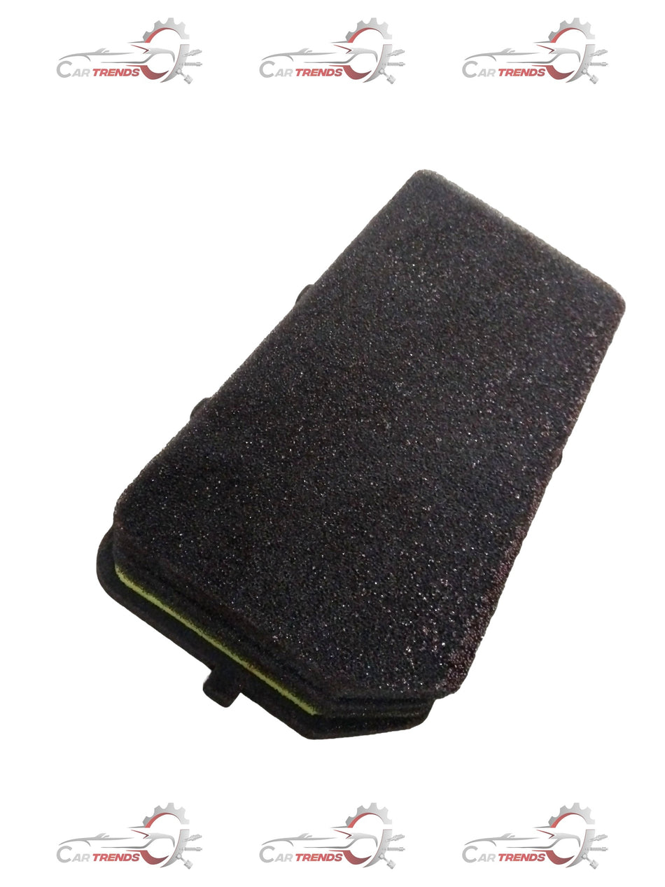 CarTrends Scorpio CRDE air filter showing a clean, rectangular filter element with plastic frame for engine filtration.