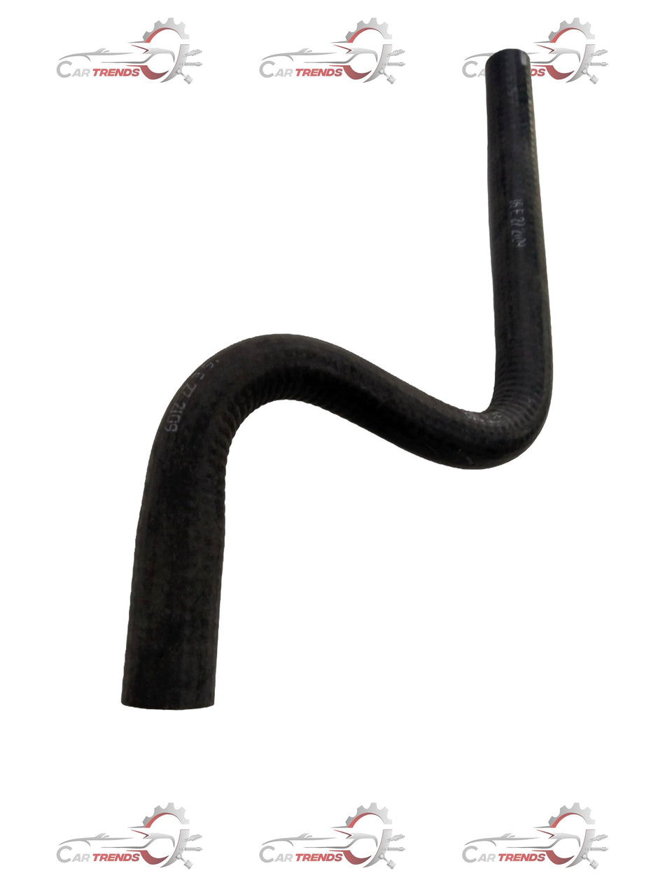 General Motors Chevrolet Aveo hose heater return engine component, shown as a metal engine part in the image.