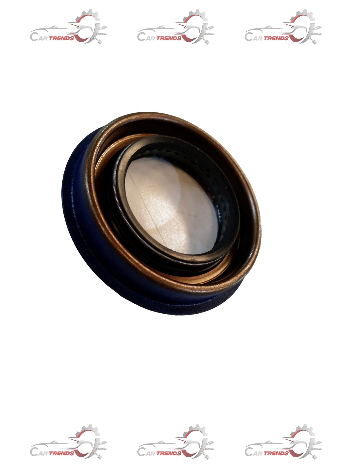 Hyundai SEAL-OIL spare part, close-up of the oil seal showing its rubber and metal components on a white background.