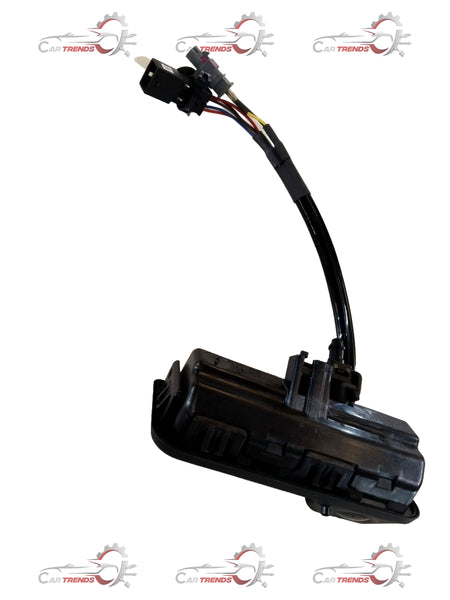 Volkswagen Kodiak gate sensor, automotive part, close-up view showing sensor component with wiring and connectors.
