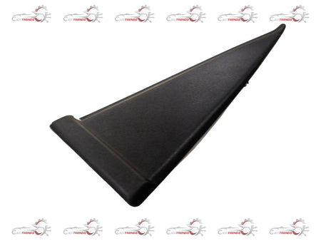 Rear door T-panel for Corsa, upper left side, in black, made by General Motors, shown on a vehicle.