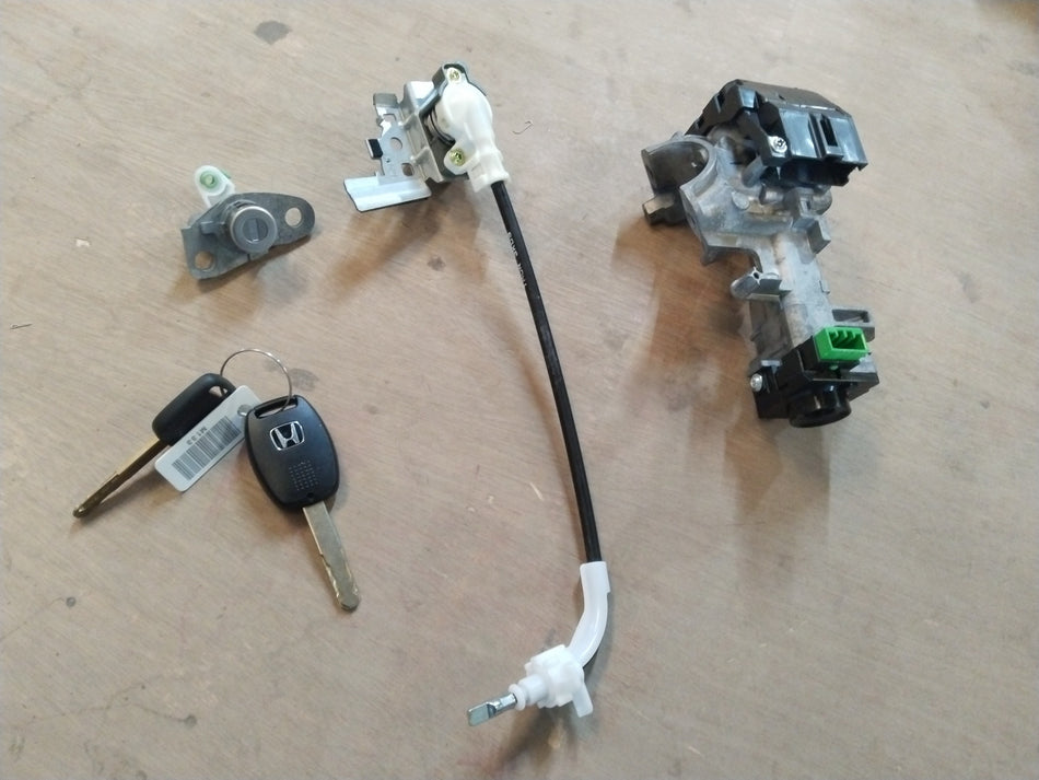 CarTrends SET KEY CYLINDER SERVICE | HONDA | WITHOUT TRANSMISSION | #06350TM2T41WT 06350TM2T41WT - Back view