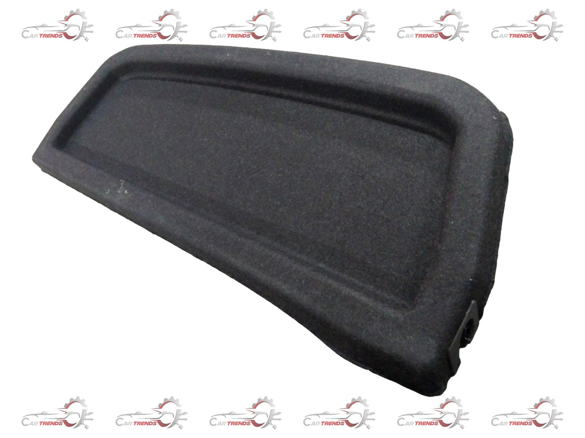 Black parcel tray for Maruti Suzuki Alto K10 3rd Gen rear cargo area, providing organized storage for 2022+ models.