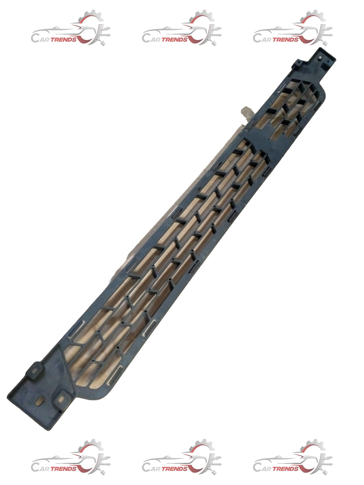 Mahindra Scorpio, Bolero, Thar, or XUV300 front mid grille mesh bumper in black with metallic finish, vehicle accessory part.