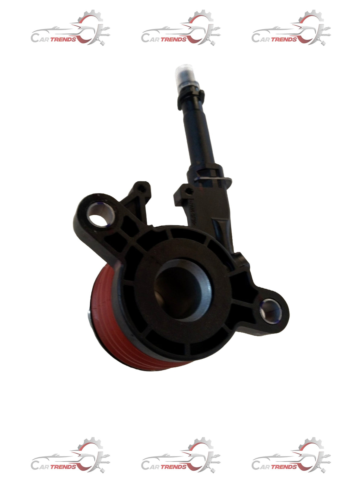 Mahindra concentric slave cylinder part #0802CAA08431N, automotive component, close-up view showing metal fittings and hydraulic connections.