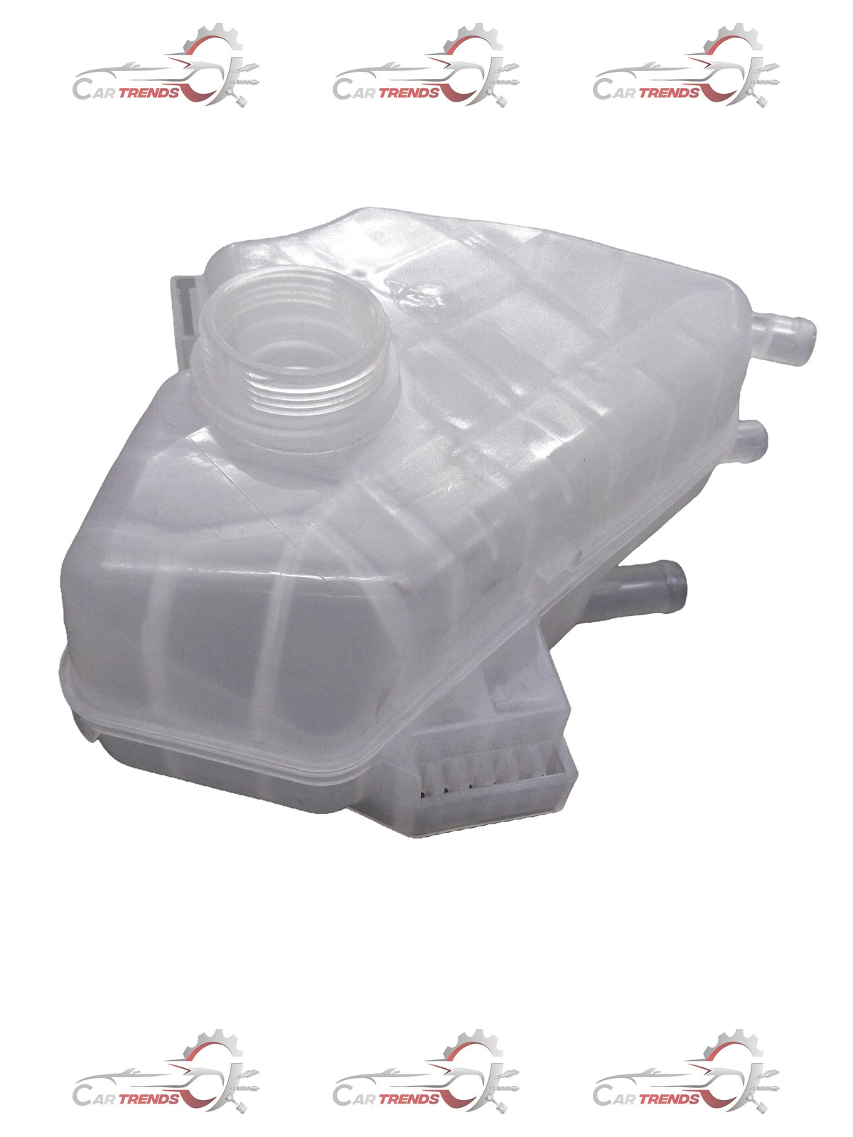 CarTrends coolant bottle for Ford EcoSport, spare part replacement, plastic reservoir with cap, detailed view of the coolant container.