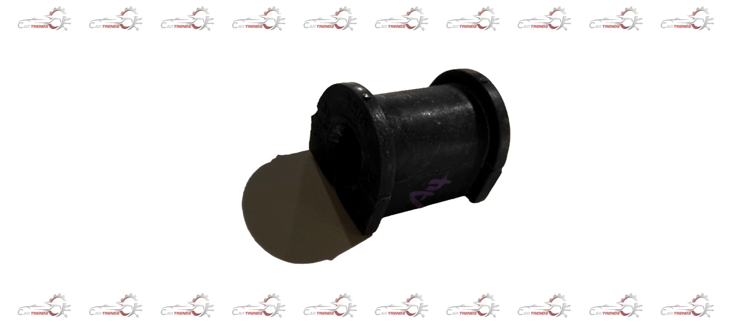 Maruti Suzuki BushingFR stab bar mount part, automotive suspension component, with metal and rubber elements for stability.