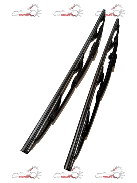 CartTrends 24-inch wiper blade for all cars, showing a close-up of the black rubber blade and metal frame.