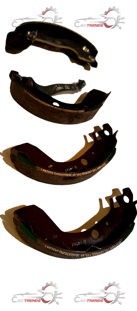 TATA brake shoe spare part with metal and lining components, designed for vehicle braking systems.