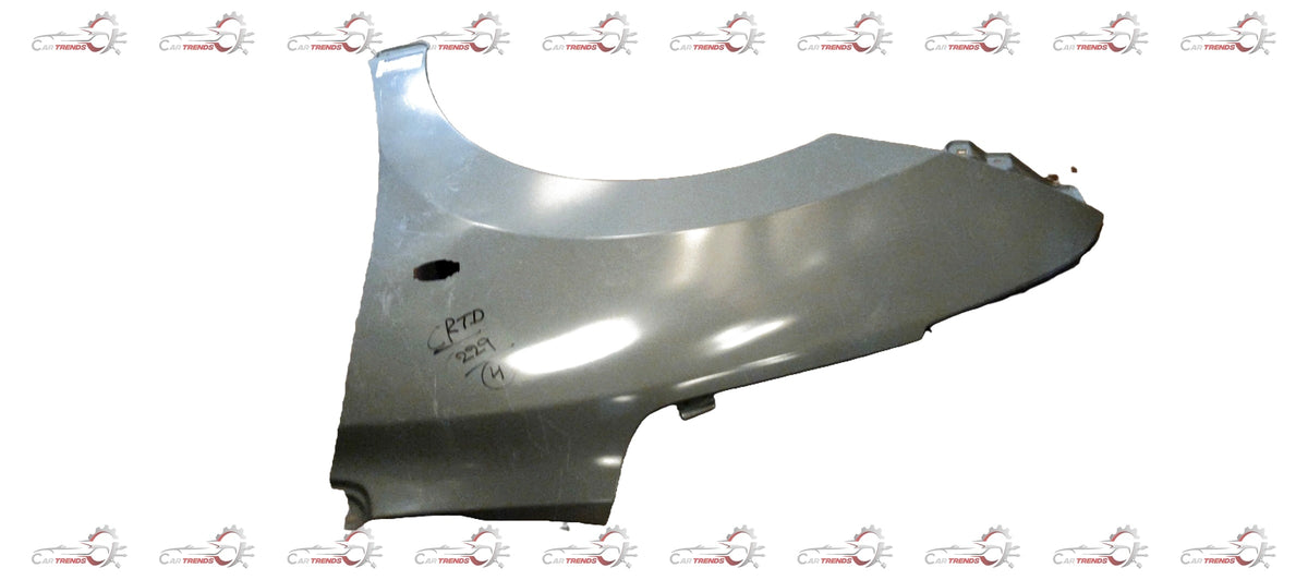 CarTrends Panelfront Fender L 57711M68P10 spare part with a close-up view showing the textured surface and mounting points.
