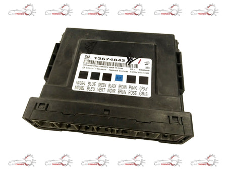 Chevrolet Cruze module body control unit by General Motors, showing a close-up of the electronic component on the circuit board.