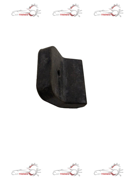 Chevrolet bumper hood stop by General Motors, showing a close-up of the black rubber bumper part attached to the vehicle's hood.