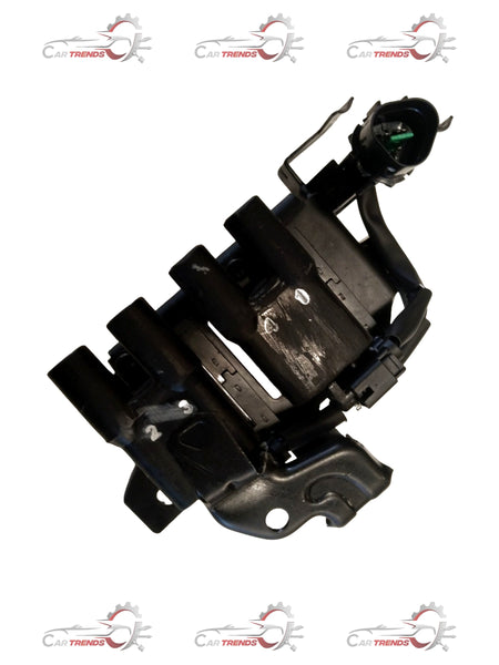 Hyundai coil assembly ignition for Santro, i10, Accent, Verna, showing the ignition coil with wiring connections.