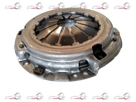 Toyota clutch cover assembly spare part by CarTrends, showing a metallic clutch cover with mounting holes and a central hub.