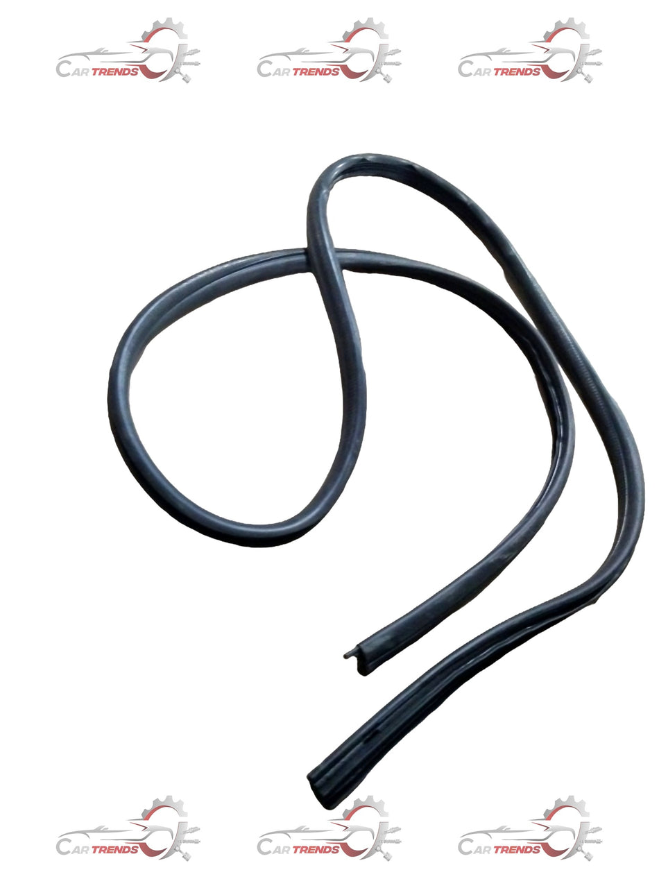 Inner rear weatherstrip for Mahindra Bolero right side rear door, CarTrends brand, shown in the image.