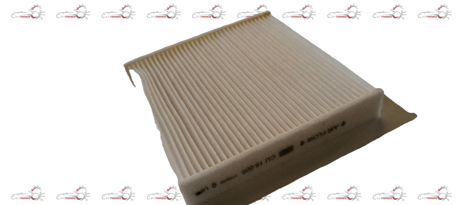 Maruti CarTrends AC filter for Baleno, with visible filter mesh and frame, designed to improve air quality in vehicle's air conditioning system.